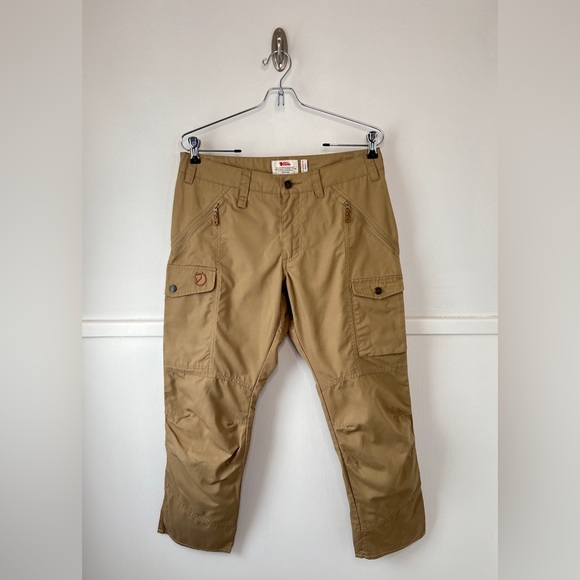 Fjallraven Nikka Curved Hiking Trouser in Suede Brown